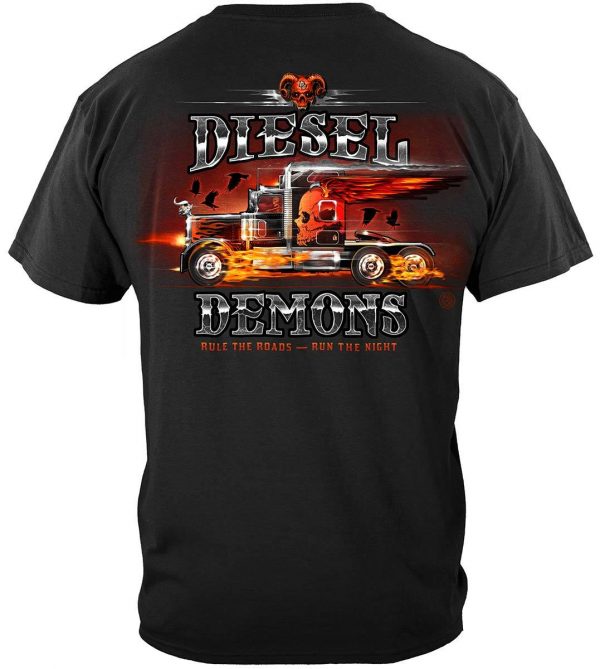 Worker Trucker CTTB Diesel Demon T-Shirt