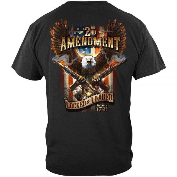 Second Amendment Apparel Eagle Guns T Shirt